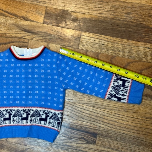 Vintage baby fair isle style sweater EUC - Picture 4 of 8